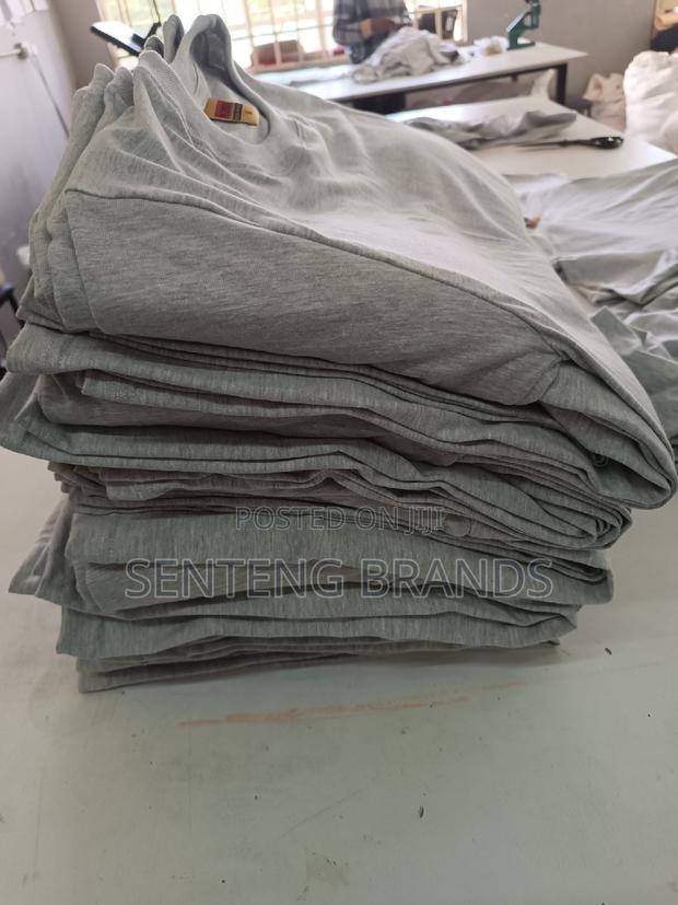 Ash Grey Round Neck T-Shirts - thumbnail 14