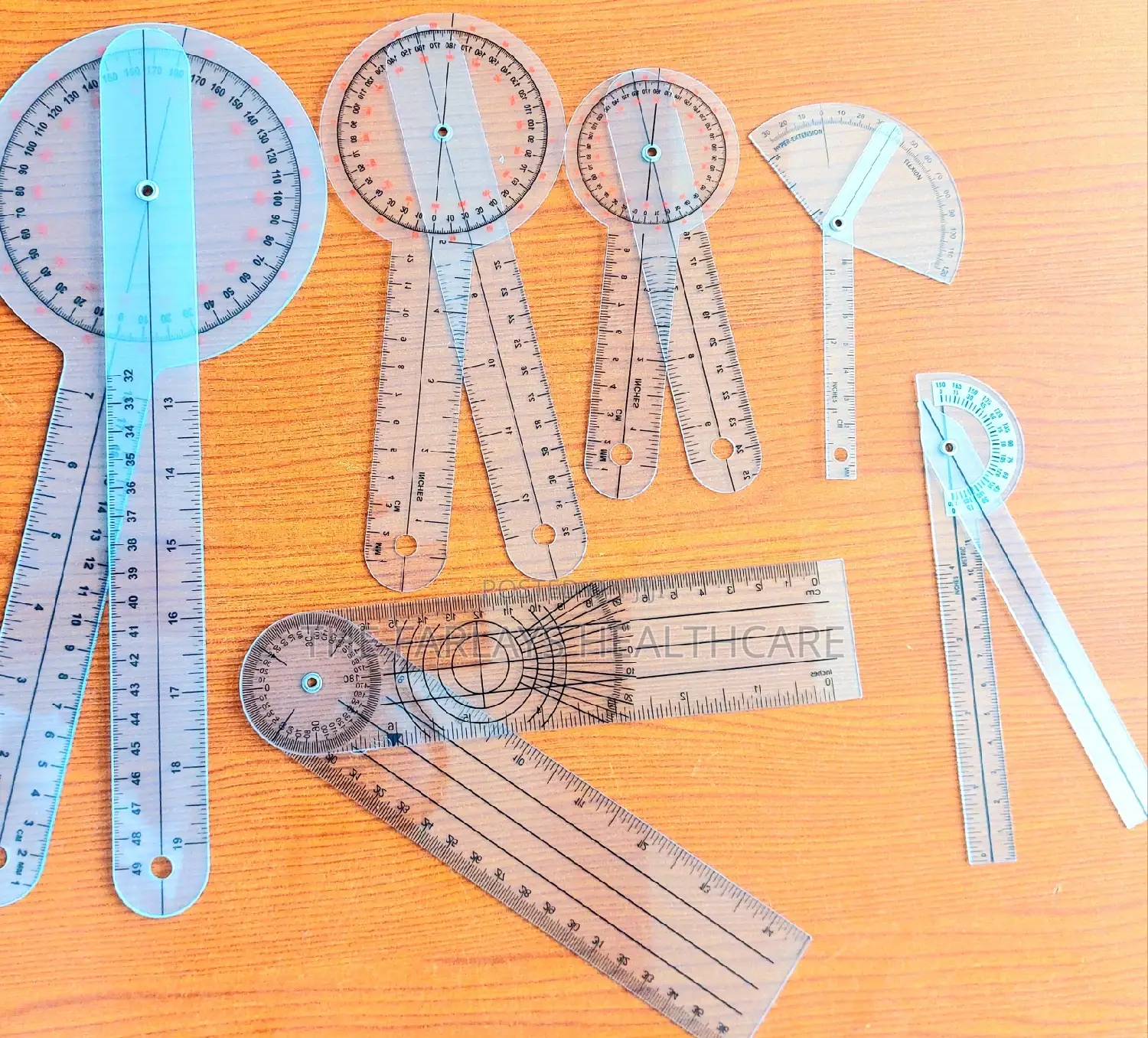 6pc Goniometer Set With All Types.