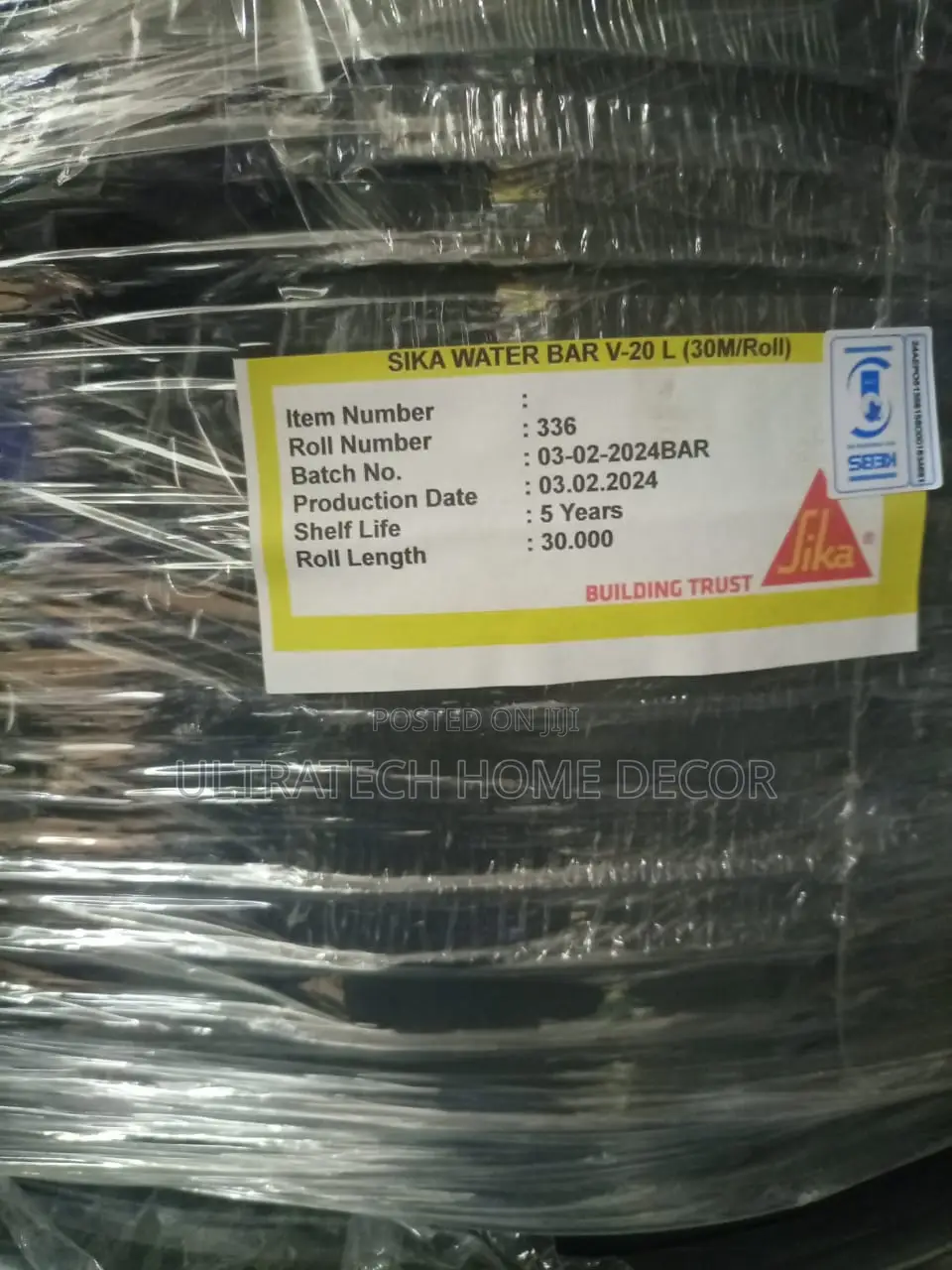 Sika Waterbar v-20l