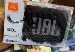 JBL Go3 Bluetooth Speakers.