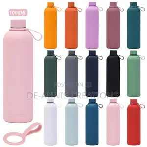 Portable Strap 750ml Skin Feel Thermal Mugs
