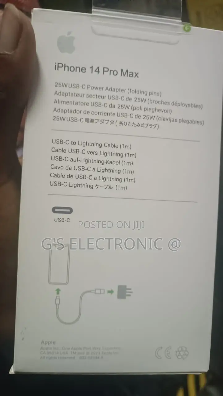 25w iPhone 11,12,13, 14 Pro Type C to Lightning Charger