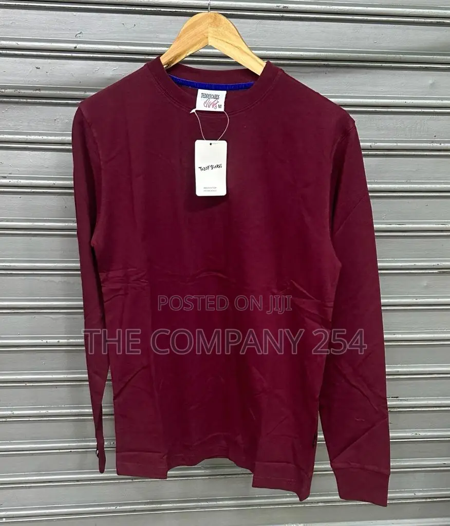 Plain Round Neck Longsleeved Sweatshirt T-Shirts
: M to 3xl