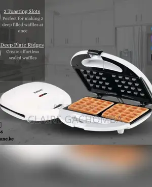 Rebune 2- Slice Non Stick Waffle Maker RE-5-065