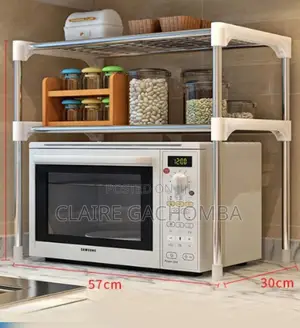 New 2 Layer Microwave Organizer