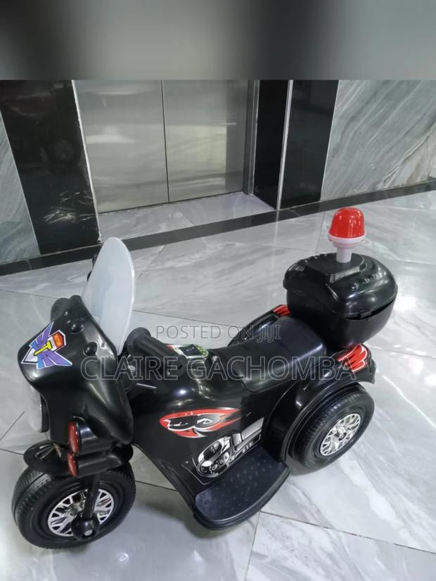 Black Kids Rechargeable Bikes - main view