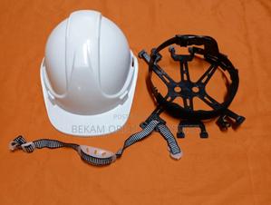 Construction Site White Medium Safety Helmet - main view