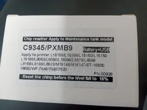 EPSON Wf7840 Maintenance Box Chip Resseter