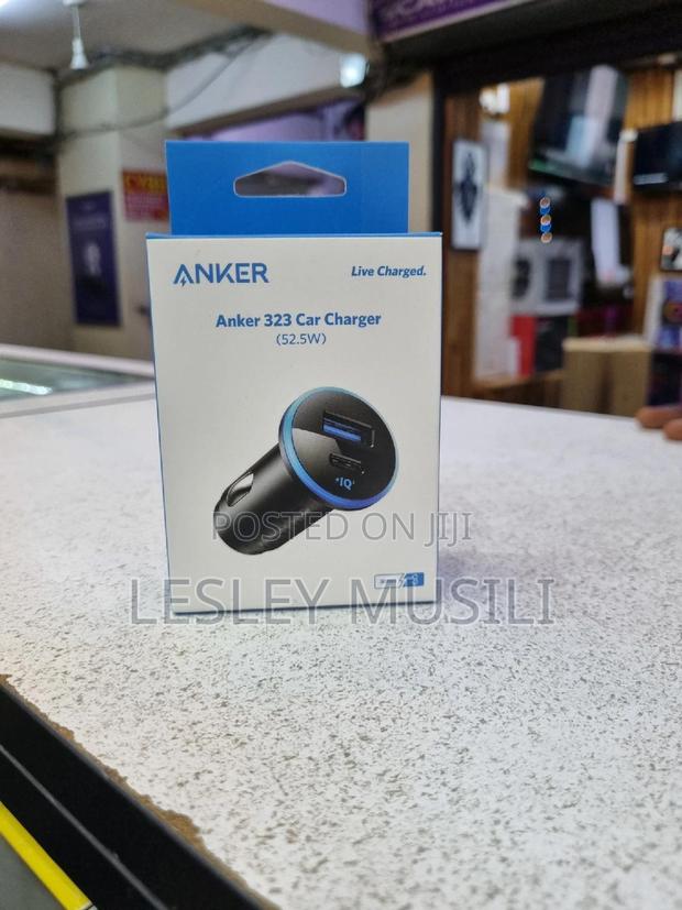 Anker 323 Car Charger (52.5W)Black