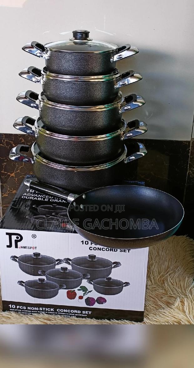 James Pot 10 Pieces Nonstick Cookware Set