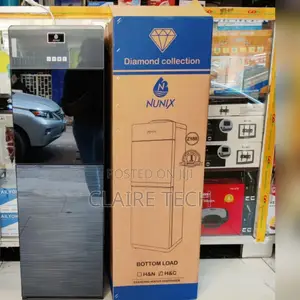 Nunix Dark Silver Z188 Bottom Load Water Dispenser 2 Taps