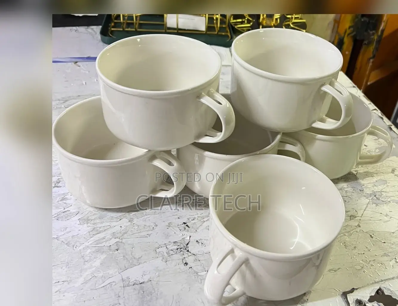 6 Pieces Ceramic Porridge,Salad, Ice Cream Bowl