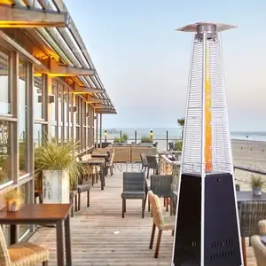 Black Silver Patio Heaters Warmers