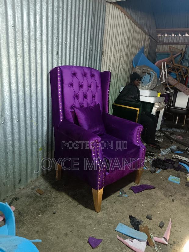 Pedicure Seat, With Pillow Purple - main view