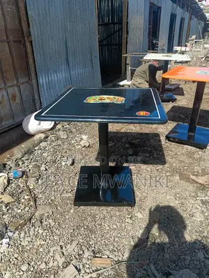 Restaurant Marble Table, Branded With Number 