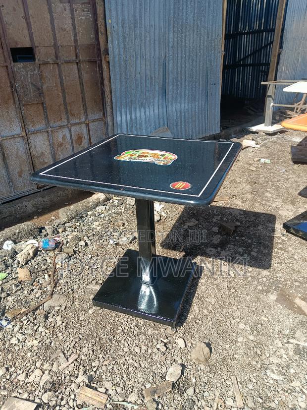 Restaurant Marble Table, Branded With Number  - thumbnail 7