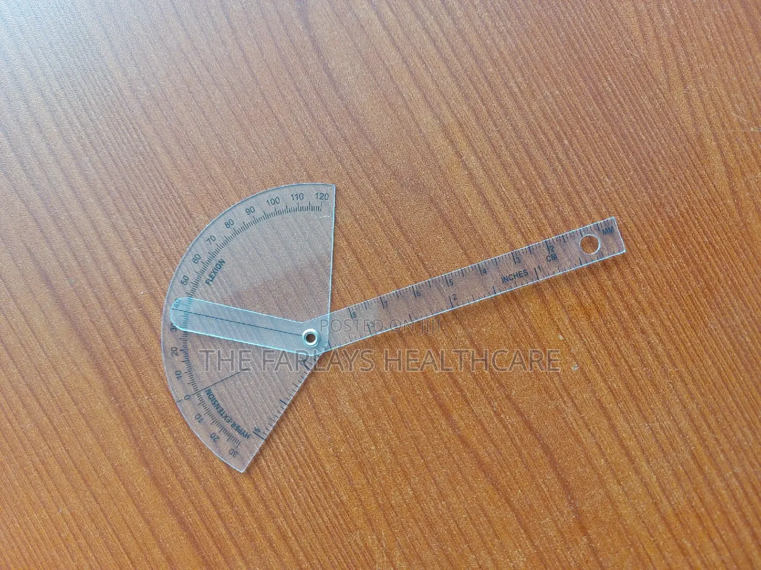 Large Half Circle Goniometer.