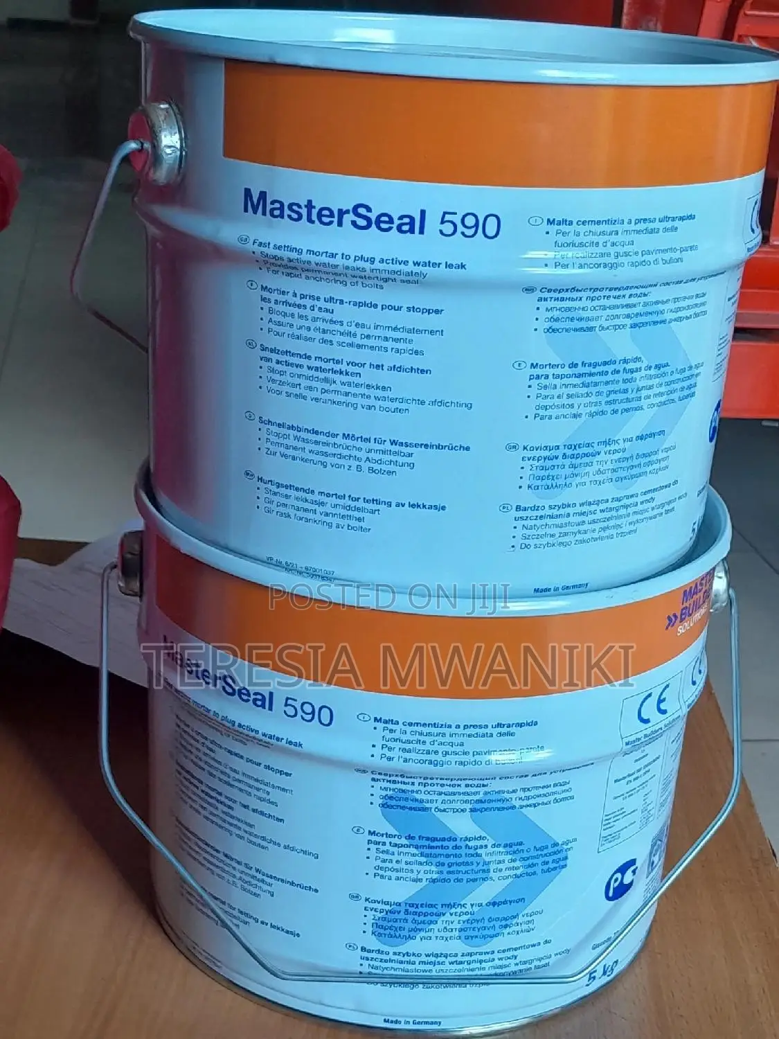 BASF MASTERSEAL 590/Waterplug 5kg