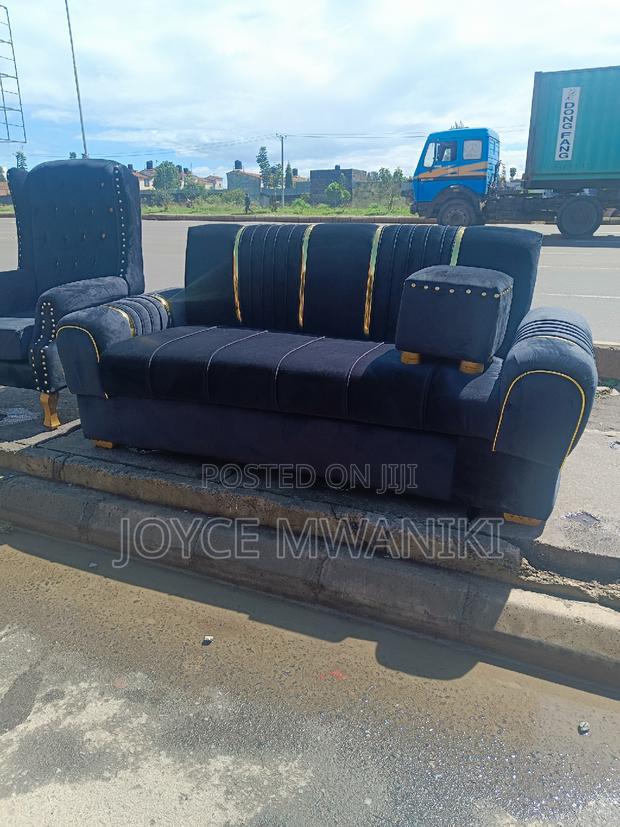 3 Seater, Black Sofa  - thumbnail 4