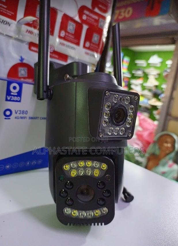 V380 PTZ Dual Lens Camera 4G Sim Outdoor IP Camera 2mp