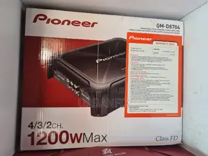 Pioneer 1200 Watts 4 Channel Amplifier GM-D8704