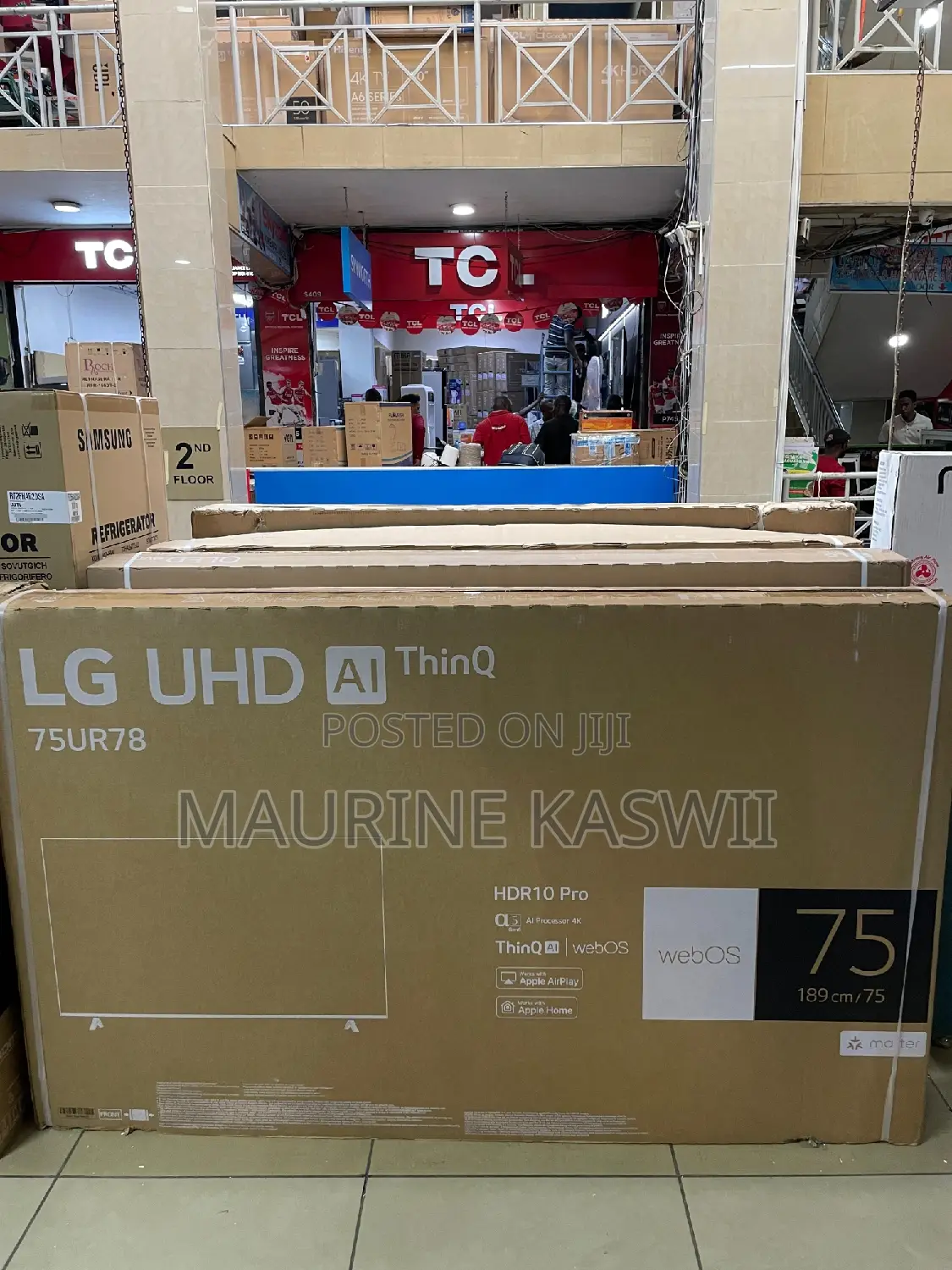 Lg 75′′ 75ur78 Smart Uhd Led Thinkq Tv