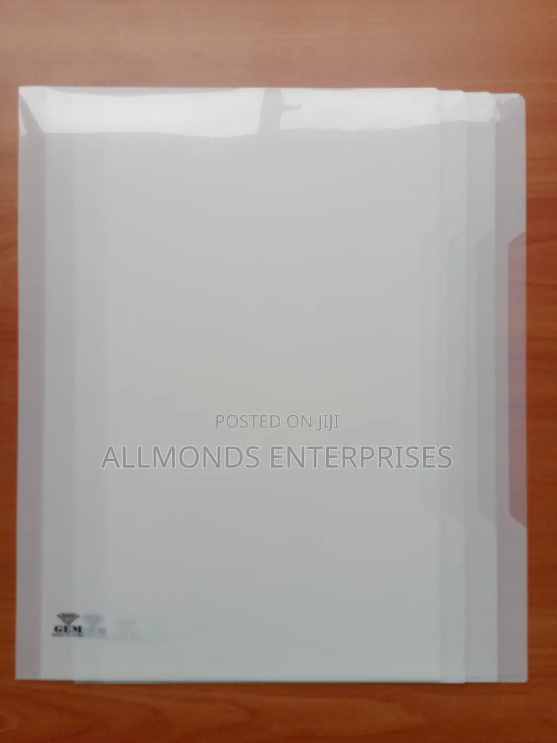 Plastic Folder- L Shaped
