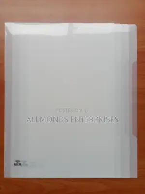 Plastic Folder- L Shaped