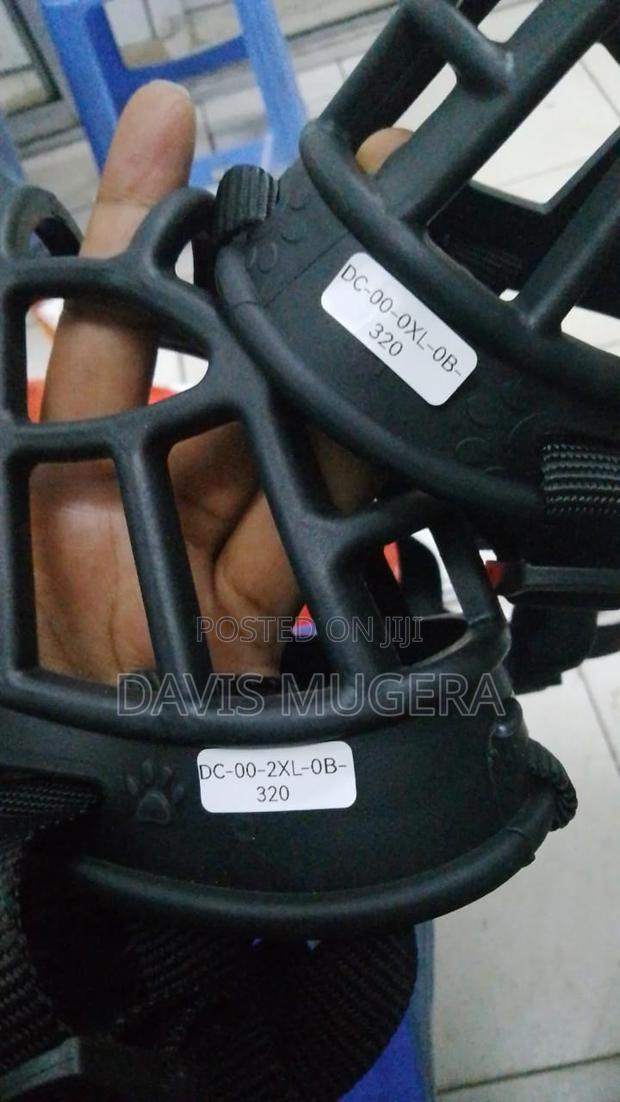 Basket Dog Muzzle, Black Silicone - XXL Size - thumbnail 5