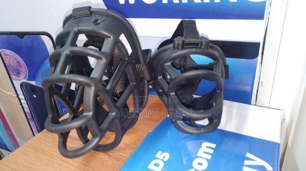 Basket Dog Muzzle, Black Silicone - XXL Size - thumbnail 4