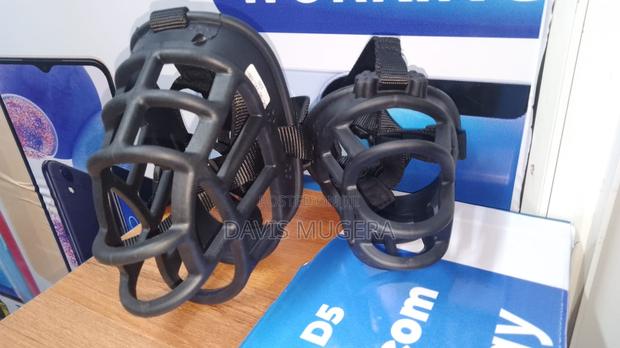 Basket Dog Muzzle, Black Silicone - XXL Size - thumbnail 3