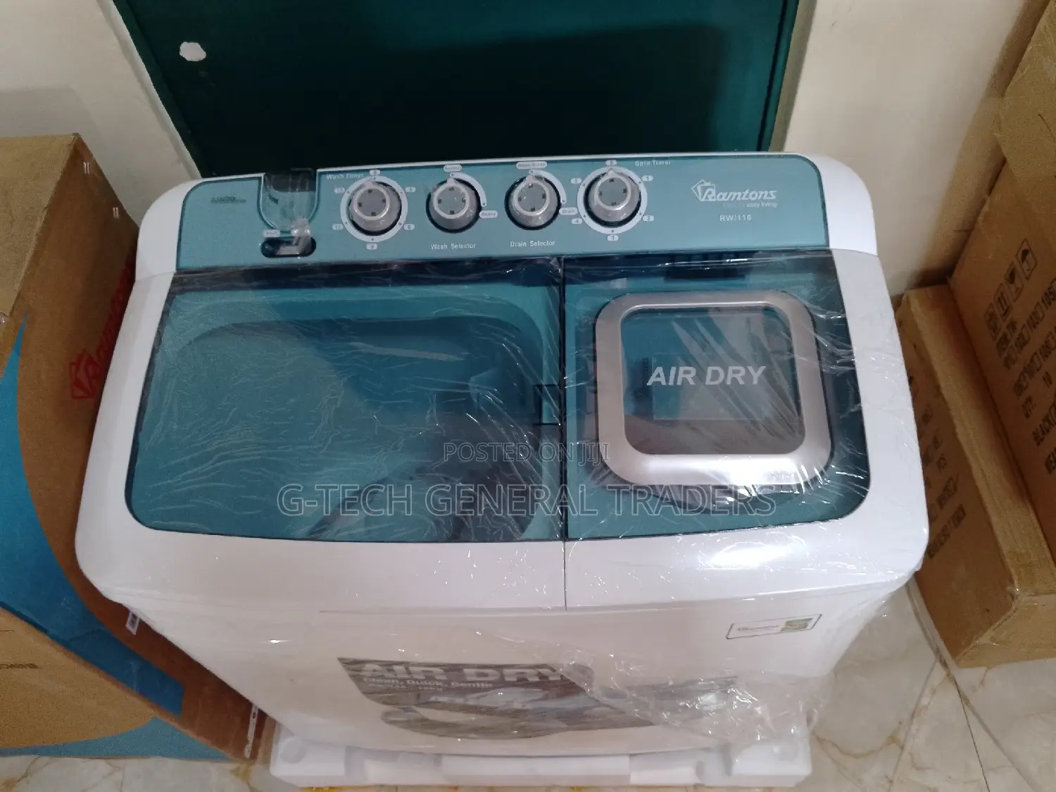 Ramtons Rw/116 Twin Tub Washing Machine 10kg