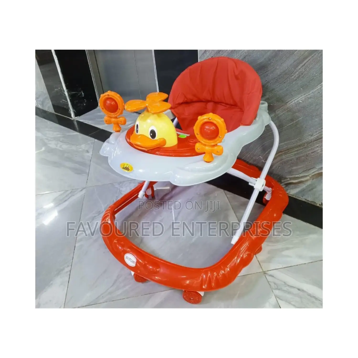 Baby Walker With Music-Orange