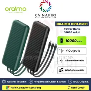 Power Bank With Inbuilt Charger/ Cable- Opb-P5101