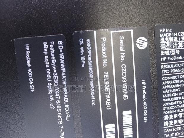 Desktop Computer HP ProDesk 400 G5 8GB Intel Core i5 HDD 500GB - thumbnail 3