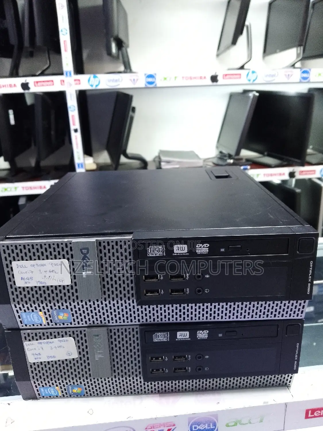 Desktop Computer Dell OptiPlex 9020 4GB Intel Core I7 HDD 500GB