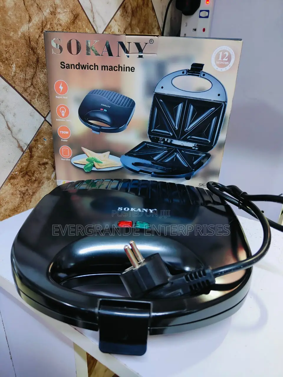 Sandwich Machine Sokany Sandwich Maker 2 In1