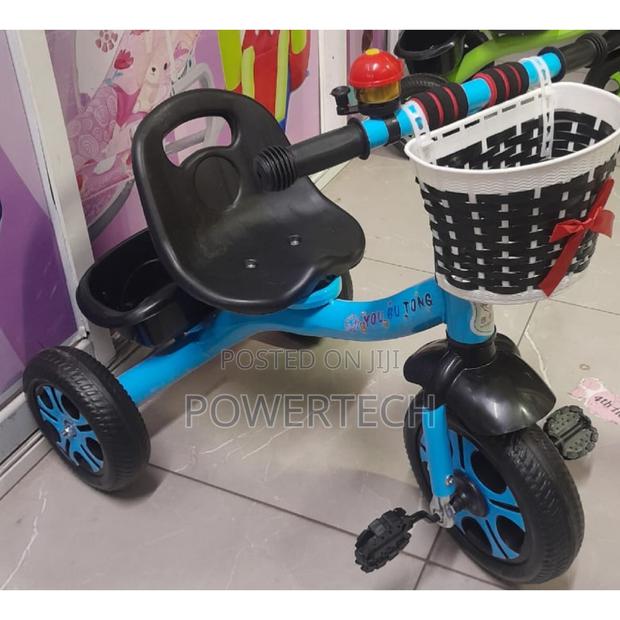 Tricycle With Basket -Blue - main view