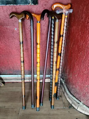 Quality Unisex Assorted Walking Wooden Metallic Sticks