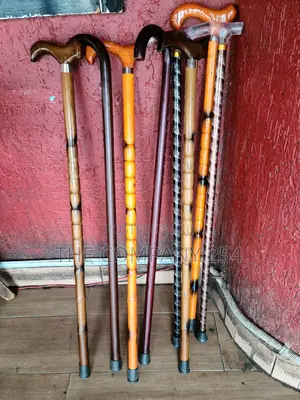 Quality Unisex Assorted Walking Wooden Metallic Sticks