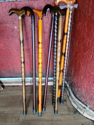 Quality Unisex Assorted Walking Wooden Metallic Sticks