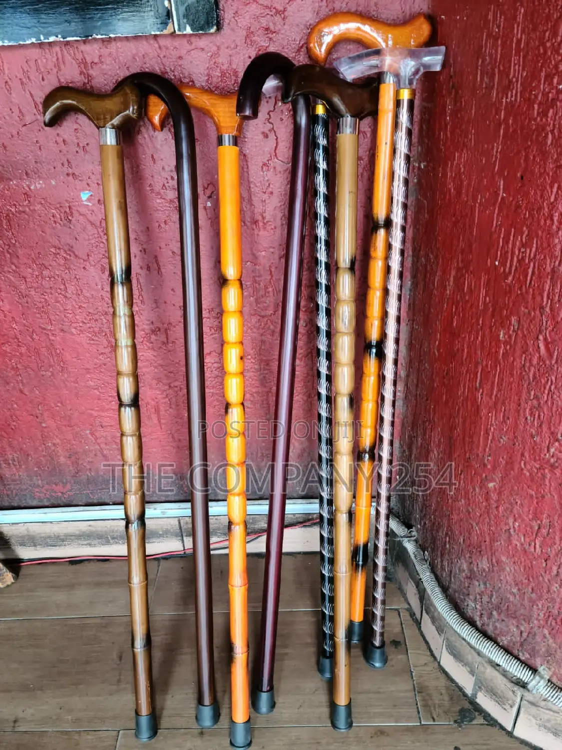 Quality Unisex Assorted Walking Wooden Metallic Sticks
