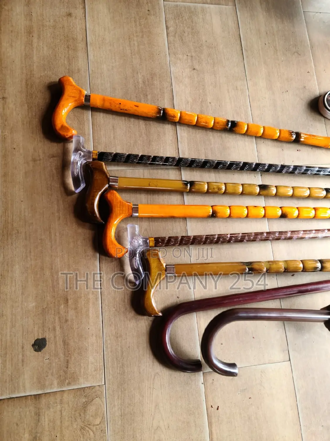 Quality Unisex Assorted Walking Wooden Metallic Sticks