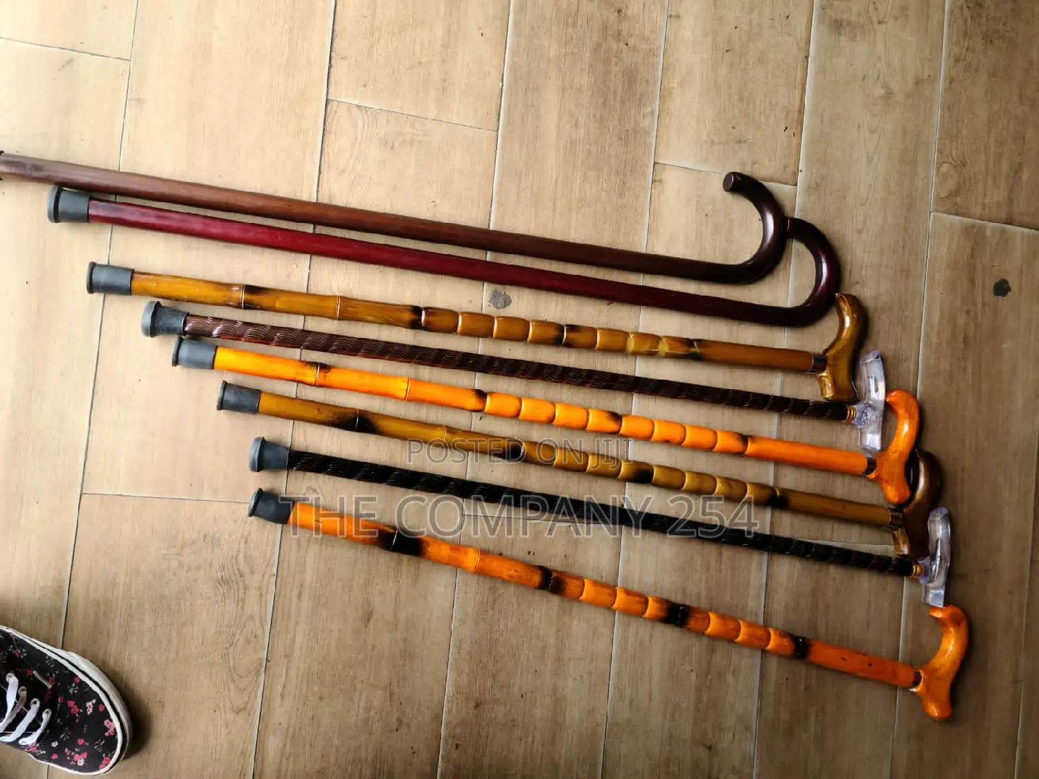 Quality Unisex Assorted Walking Wooden Metallic Sticks