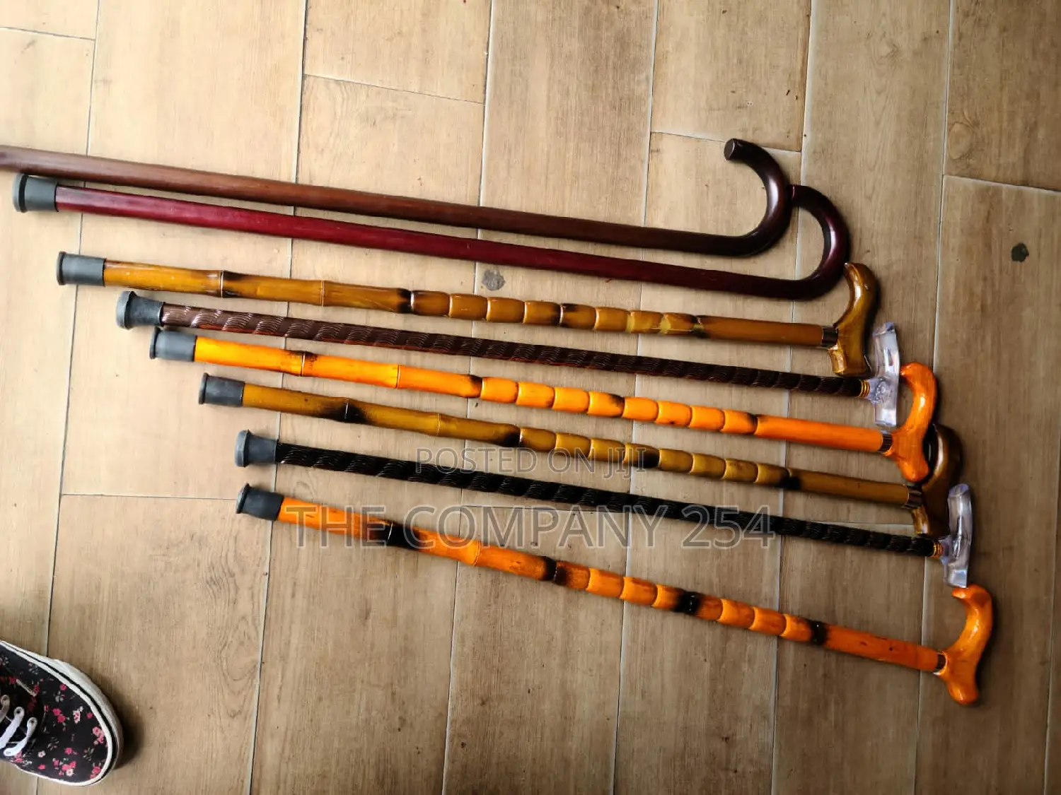 Quality Unisex Assorted Walking Wooden Metallic Sticks