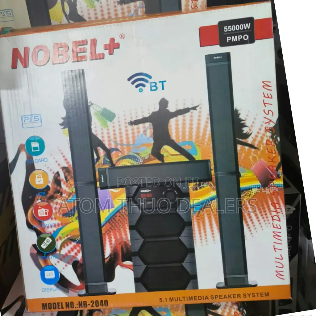 Nobel Tall Boy Speakers PMPO-NB 2040