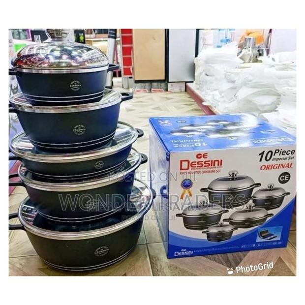 10pc Dessini Black Non-Stick