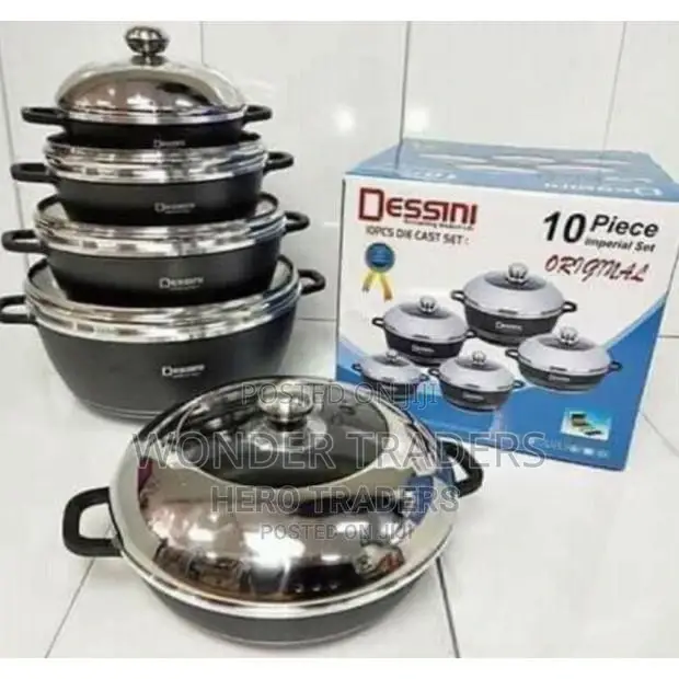 Dessini 10PC Black* ( *Italy Brand* )