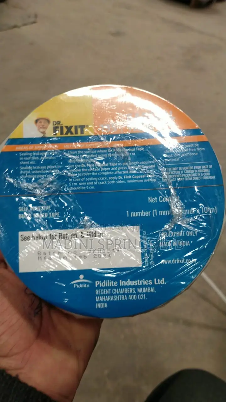 Dr. Fix It Gapseal Tape Sealant(Waterproof Tape,10mx1m)