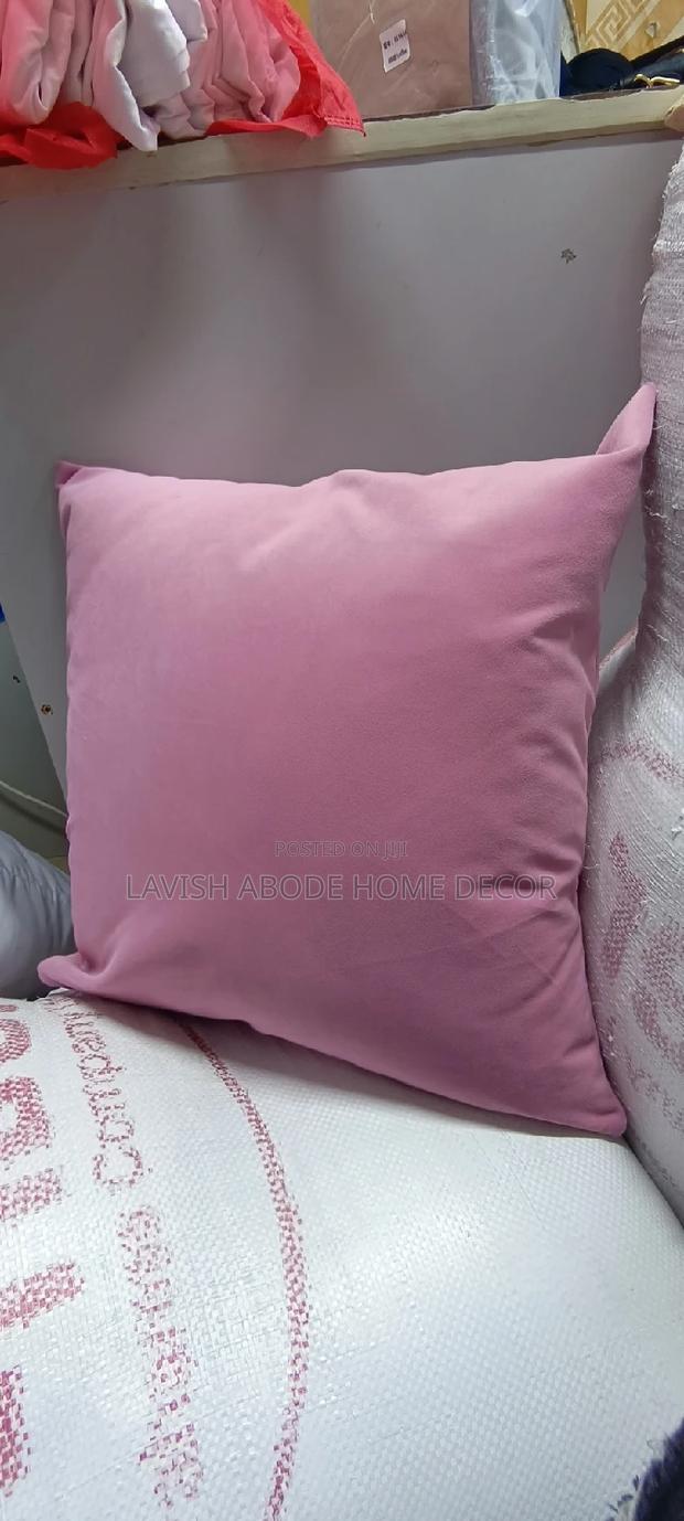 Plush Pink Throw Pillow Case Cover 45 by 45cm 18by18inch